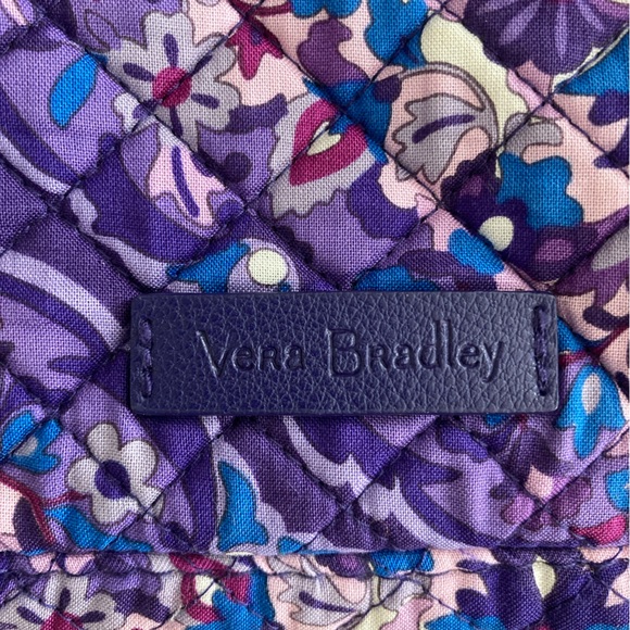 Vera Bradley Purple, Lavender Floral Crossbody Purse - Picture 9 of 10